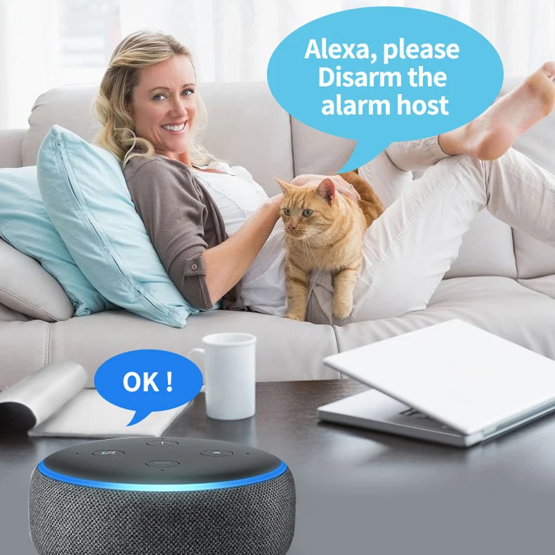 OEM Most Recent upgraded version Nice Design Tuya Smart WiFi Alarm home intruder Wireless GSM burglar fire security alarm system