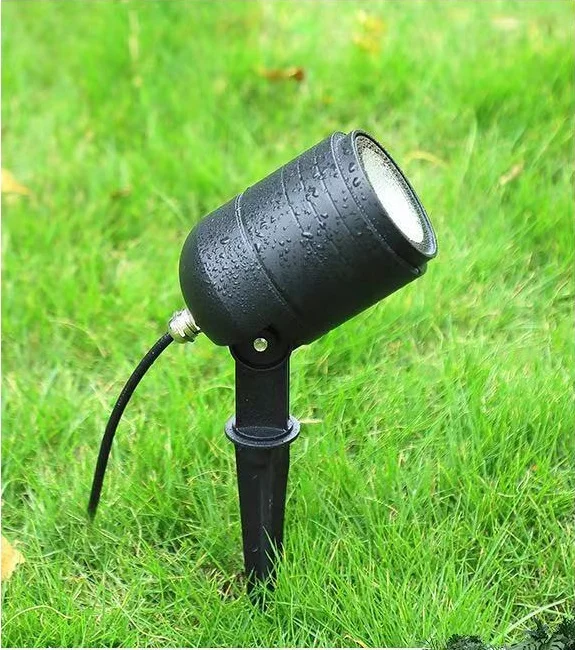 Outdoor waterproof  garden mud insertion projection light tree shooting light Plug in LED tree shooting light