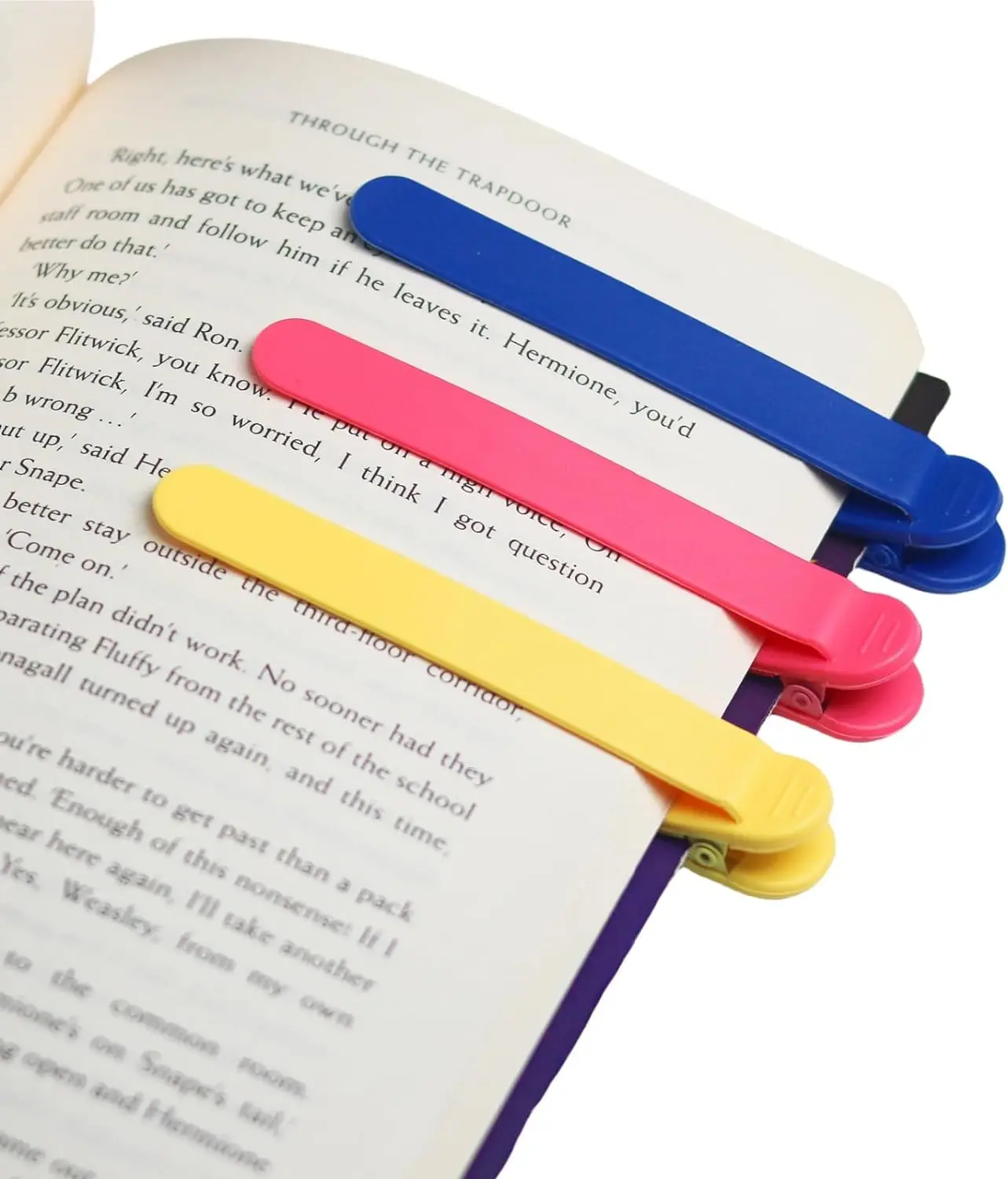 3pcs Silicone Automatic Bookmarks, Unique Cute Book Accessories