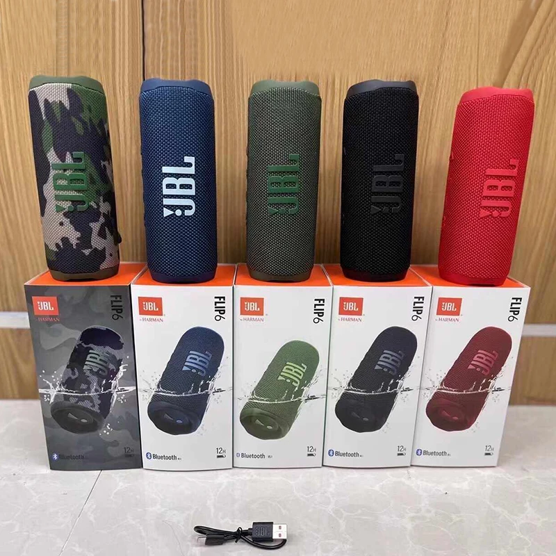 2023 New Products Brand JBL Flip 6 Portable Outdoor Wireless 10 Hour Playtime Parlantes Blue-tooth Speaker