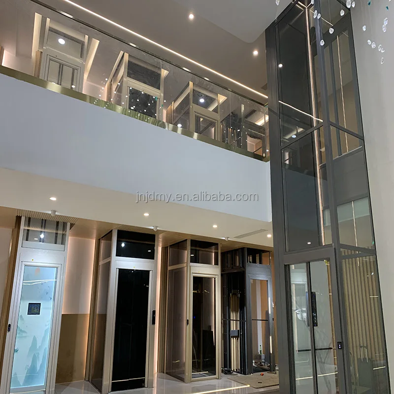 custom round small home elevator for modern popular design style