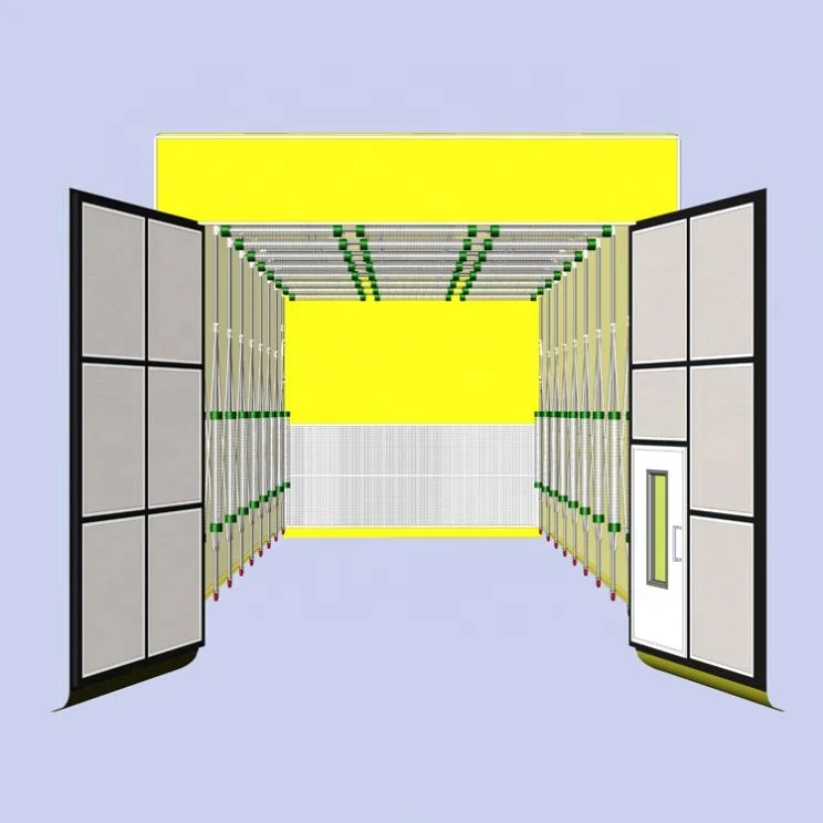 America and Australia Factory paint prep station truck container equipment painting  retractable/ mobile/ portable spray booth