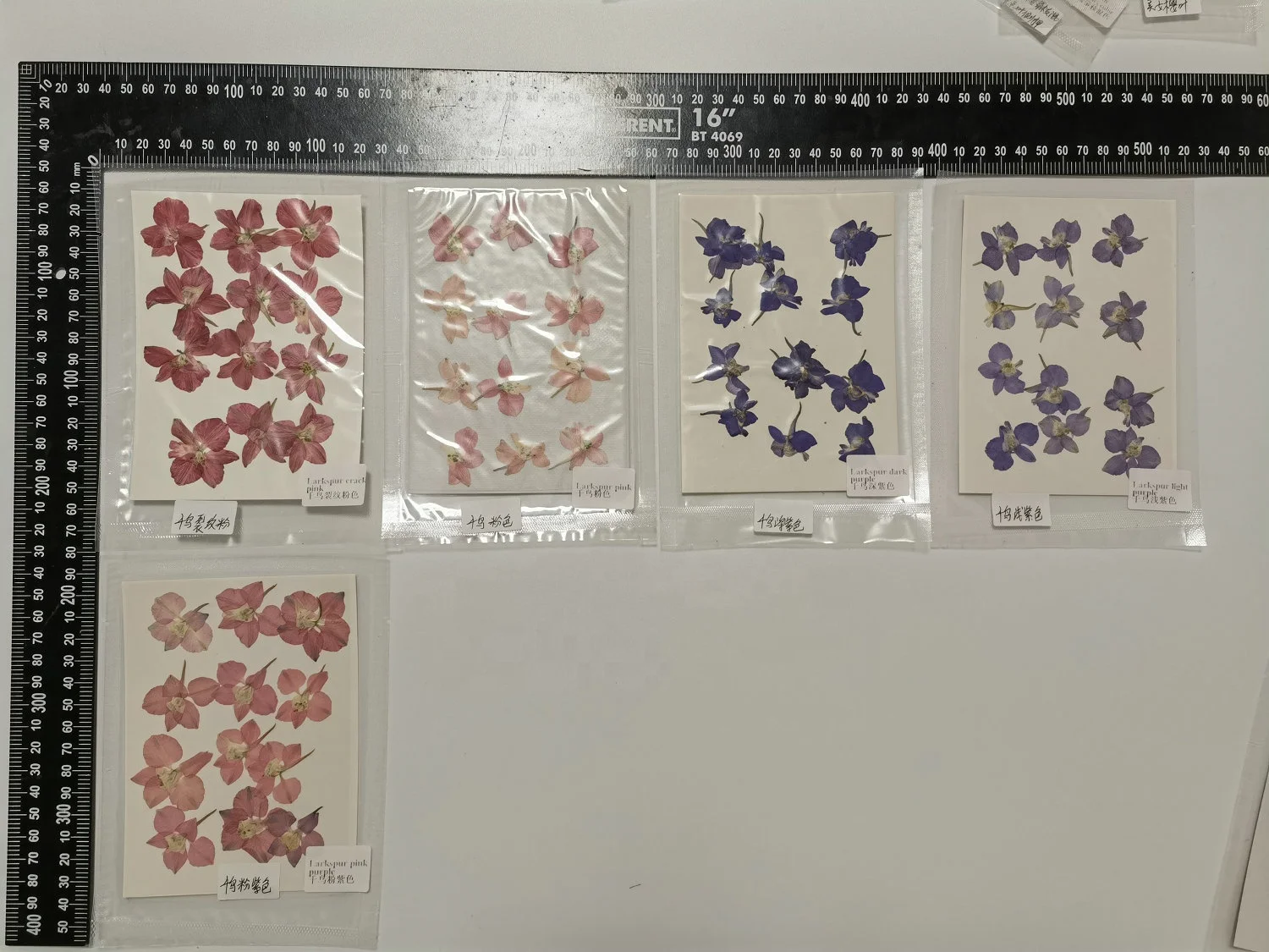 12pcs/bag Larkspur Single Petal DIY Candle Soap Making Natural Plant Eco-friendly Dried Pressed Flower