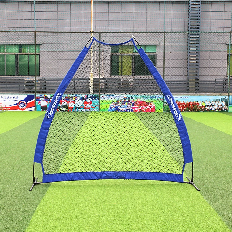 Portable A-Frame Pitching Screen Baseball Pitcher Protection from Grounders Heavy Duty Knotted Netting for Batting Practice