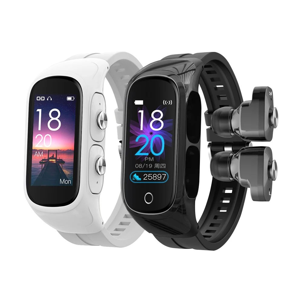 N8 S8 T20 T22 T92 i8 pro max Smart Watch 2 In 1 Wireless Earphone Bracelet N8 WATCH For Men Women