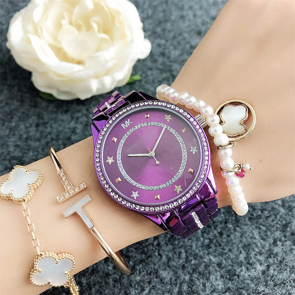 2024 Fashion Luxury Brand montre femme Ladies Reloj de mujer Watches MK Wrist Quartz Watch for Woman