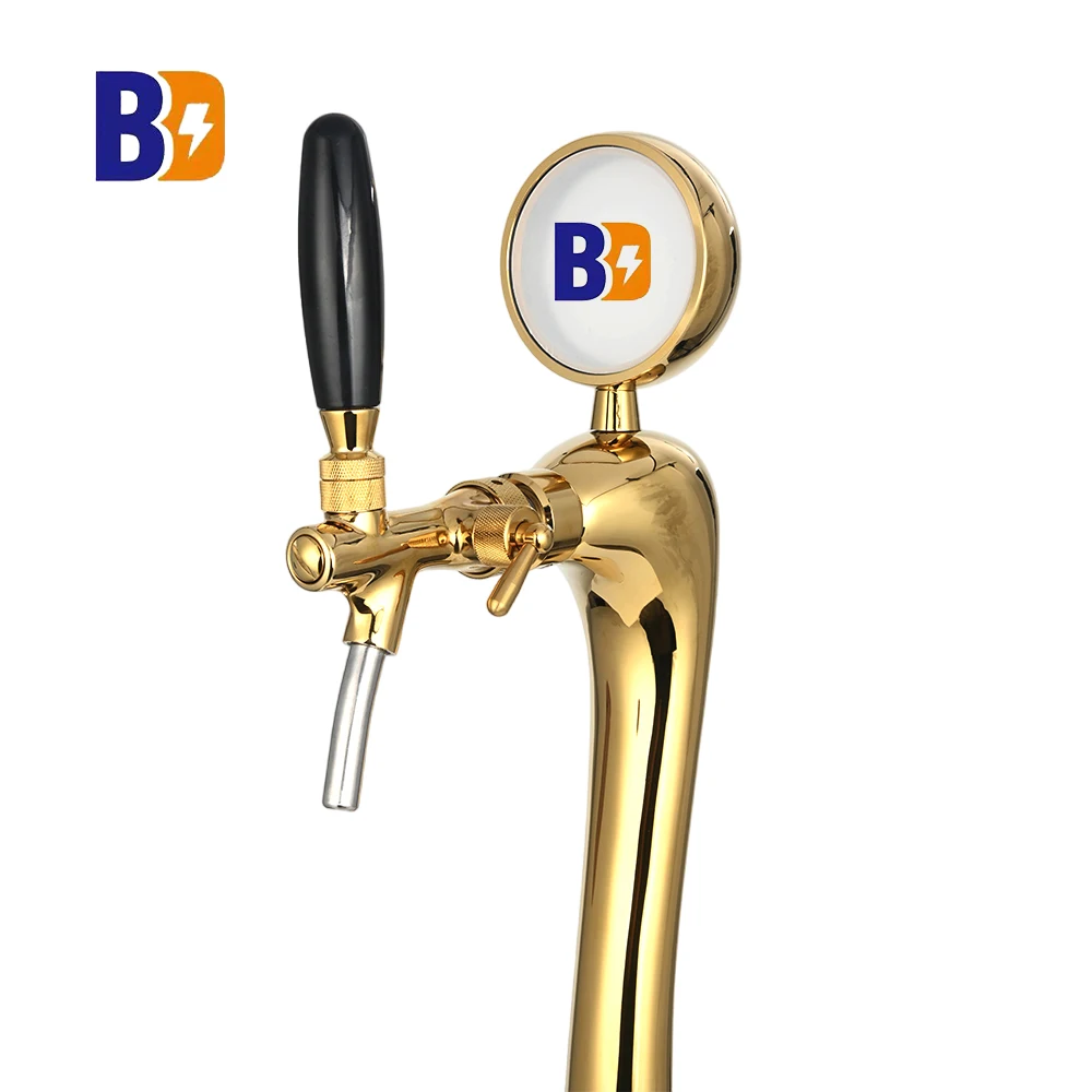 Hot in Stock Single Tap Snake Shape Beer Column Draft Beer Tower Automatic Beer Dispenser with LED