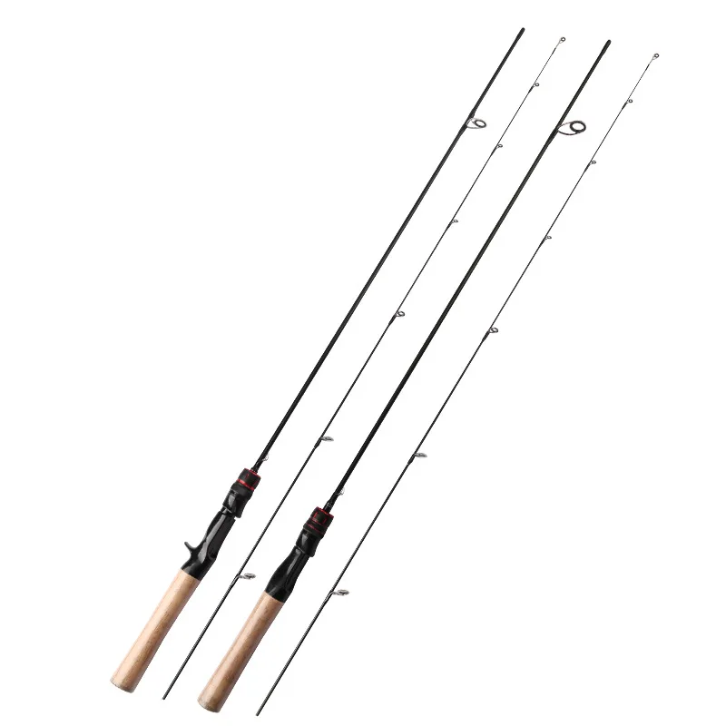 New fast action 1.5m/1.68m/1.8m/1.98m bass fishing rods  fiberglass fishing casting ultralight spinning