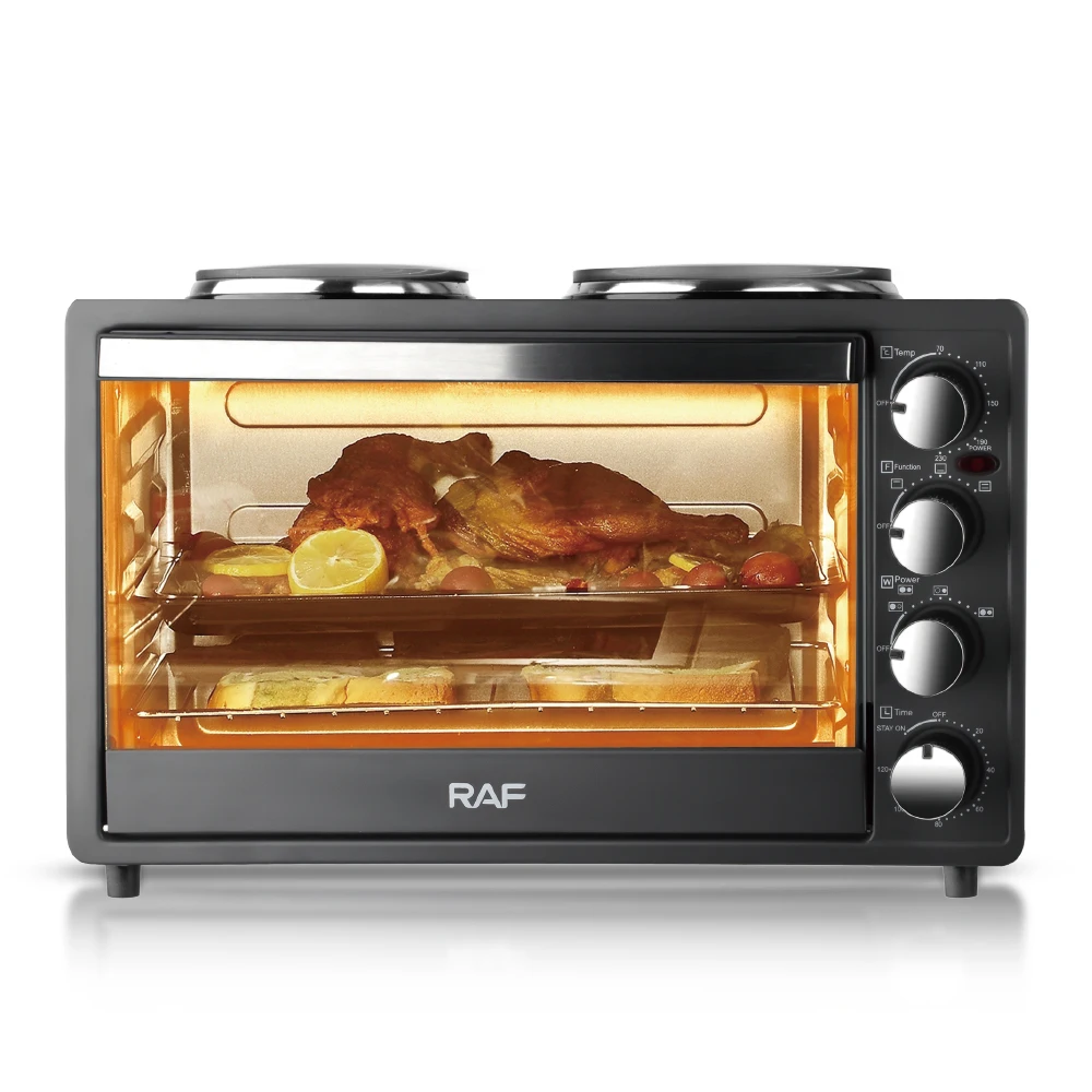 40L Electric Toaster Oven with 2 hot plates in top Kitchen Appliances for household