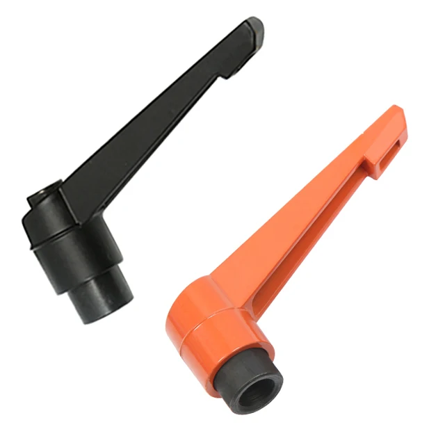 High quality adjust lever handle Straight Black Handle Adjustable Clamping Lever Female Thread lever handle for m12 5/16-18
