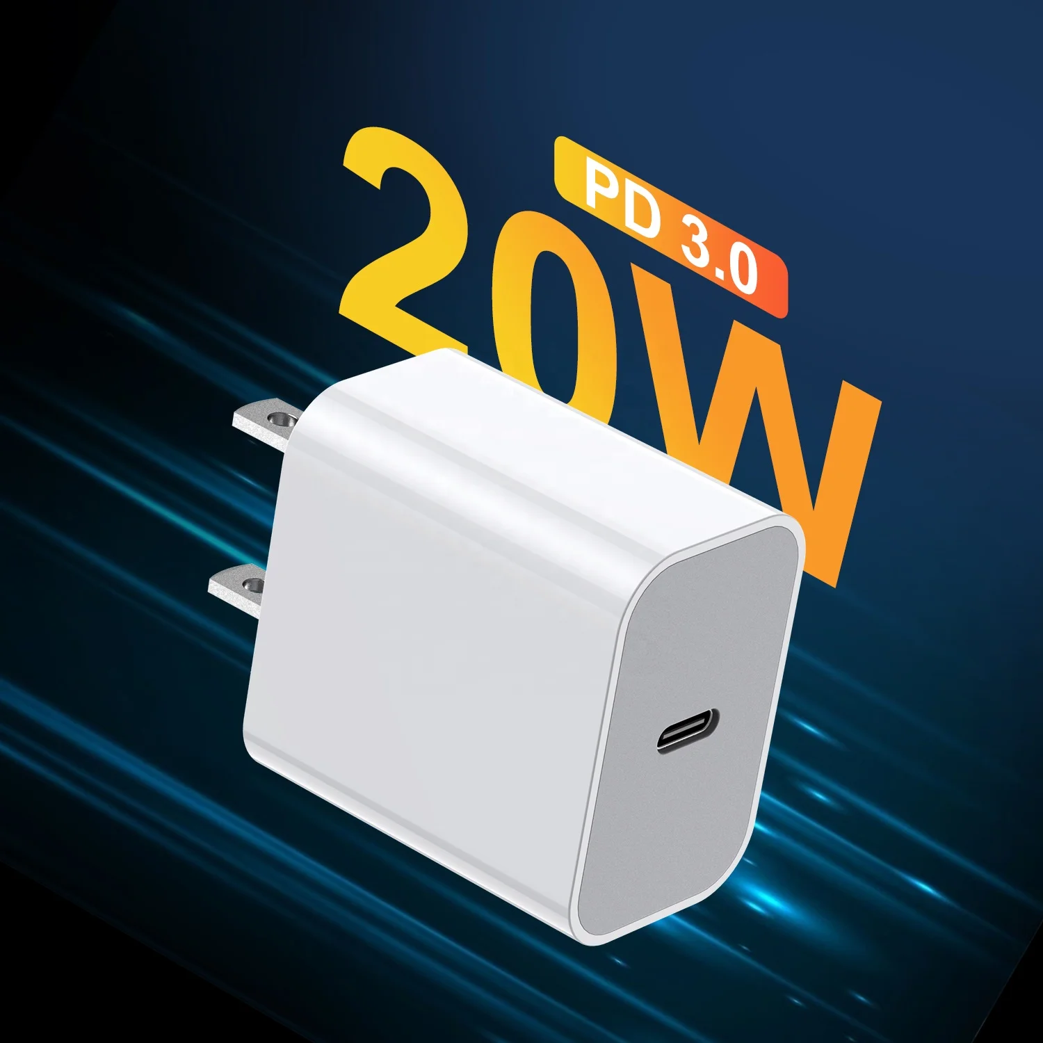 USLION Оригинальный OEM портативный USB-C Type-C Быстрый адаптер зарядное устройство 18 Вт, 20 Вт, хит продаж Быстродействующее зарядное устройство PD для Apple Iphone 12 зарядки