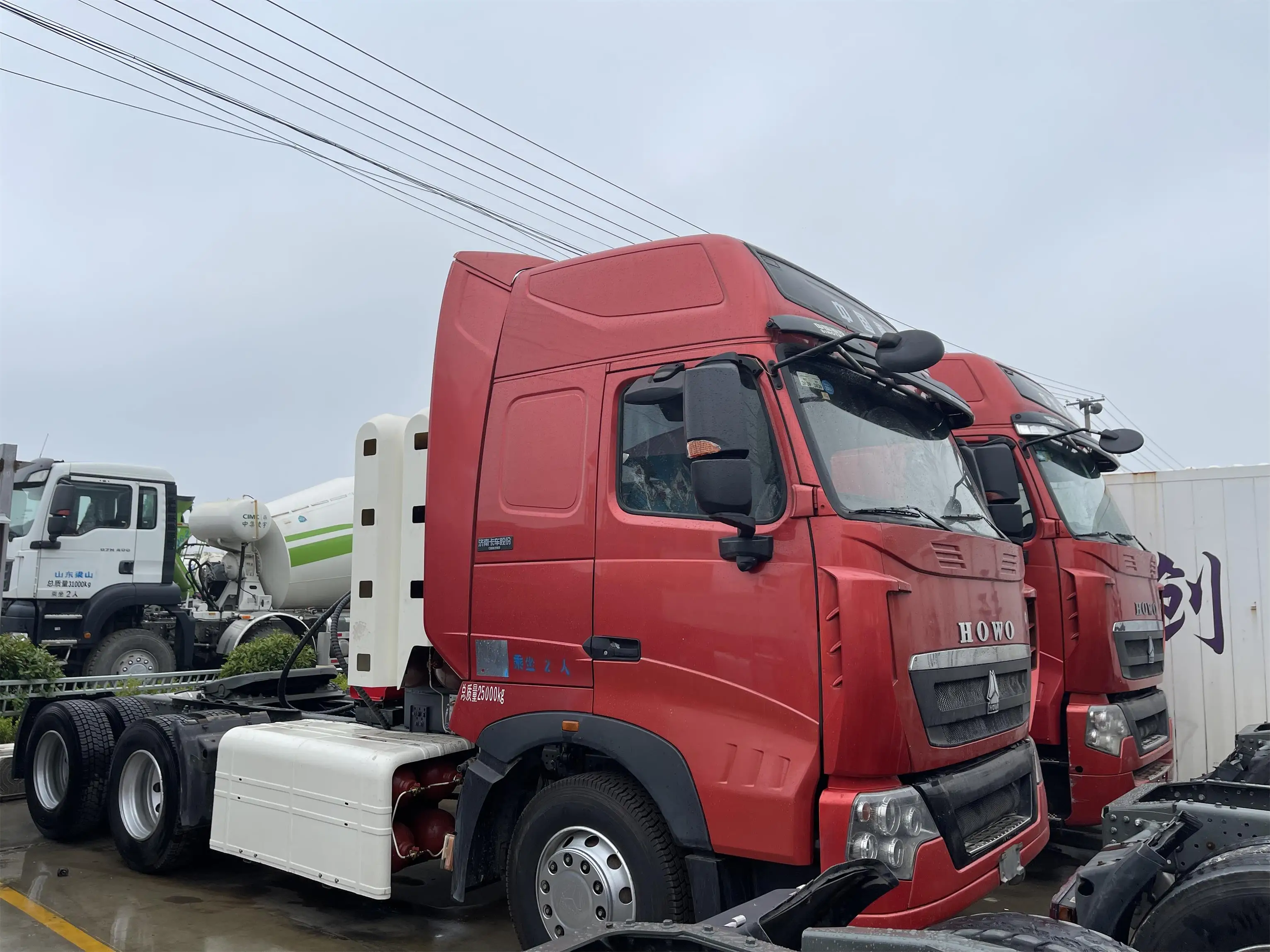 CNG used howo t7h 430 hp sinotruk howo used head tractor truck Used Sinotruk HOWO CNG TH7 tractor