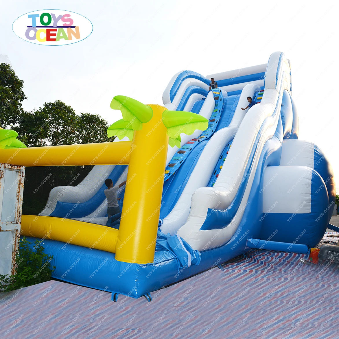 Новая коммерческая надувная водная горка из ПВХ