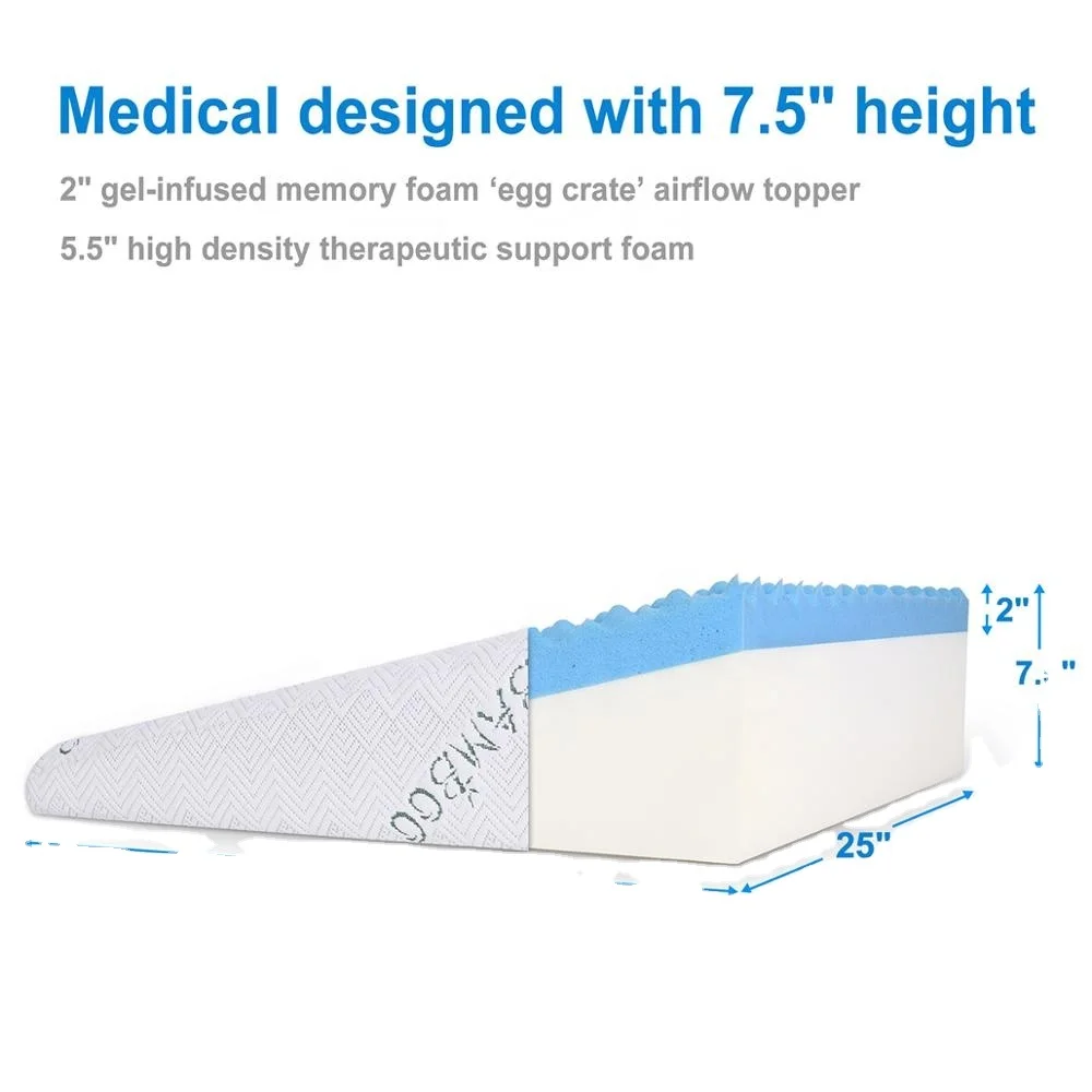 triangle reading pillow backrest body position tummy tuck plush bed wedge support elevation pillow