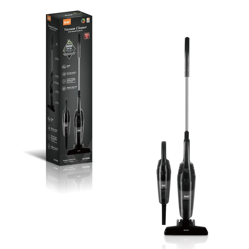 RAF Scalable 1.0L Cyclone type Washable Filter Convenient 2 in 1 Portable Handheld Upright Vacuum Cleaner Bagless Car Stick