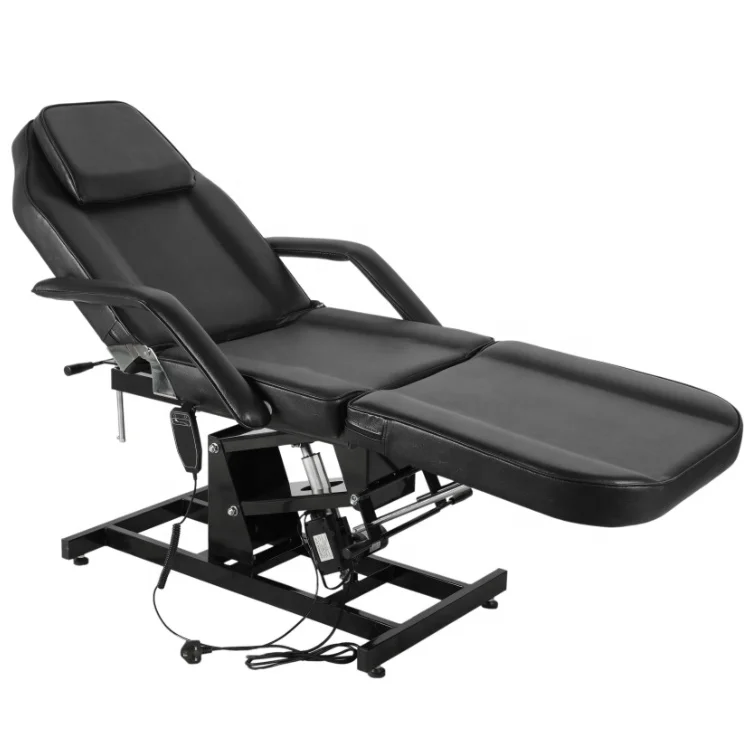 facial chair electric motor Black spa beauty salon chair beauty chair personal protective equipment beauty salons