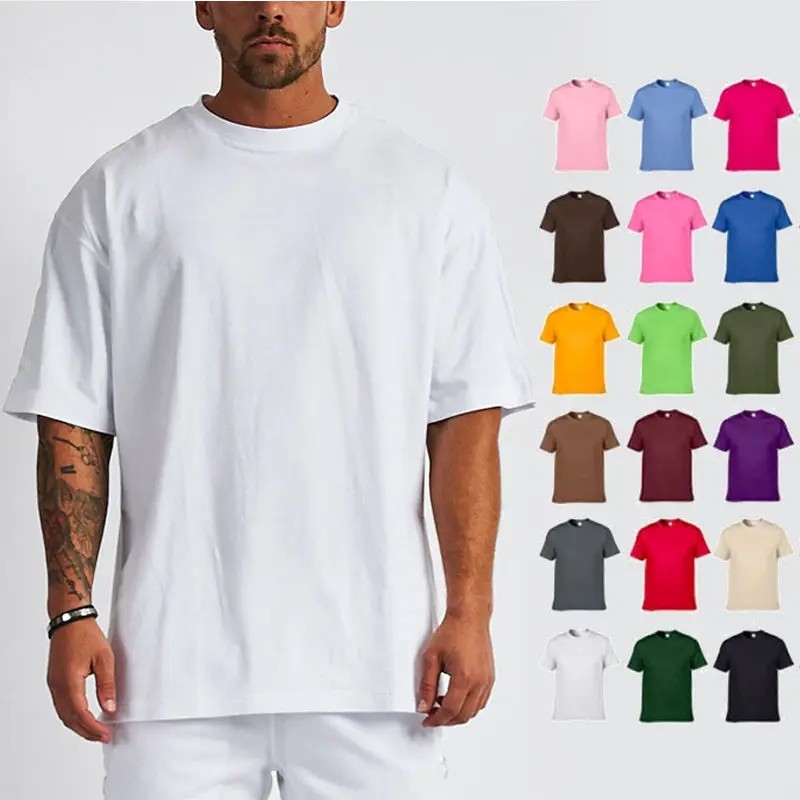 Hot High Quality Sale 180 Gsm T-Shirt Pour Les Hommes Printing Custom 100 Cotton Men Blank Basic Crew Neck T Shirt
