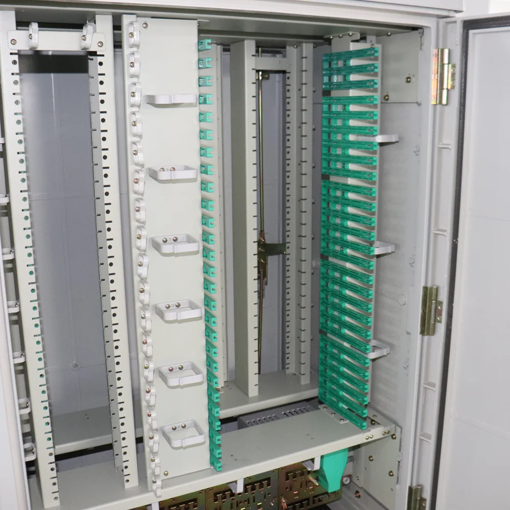 288 Cores Fiber Optical Cabinet SMC Splitter Distribution Cabinet Outdoor Terminal Cabinet