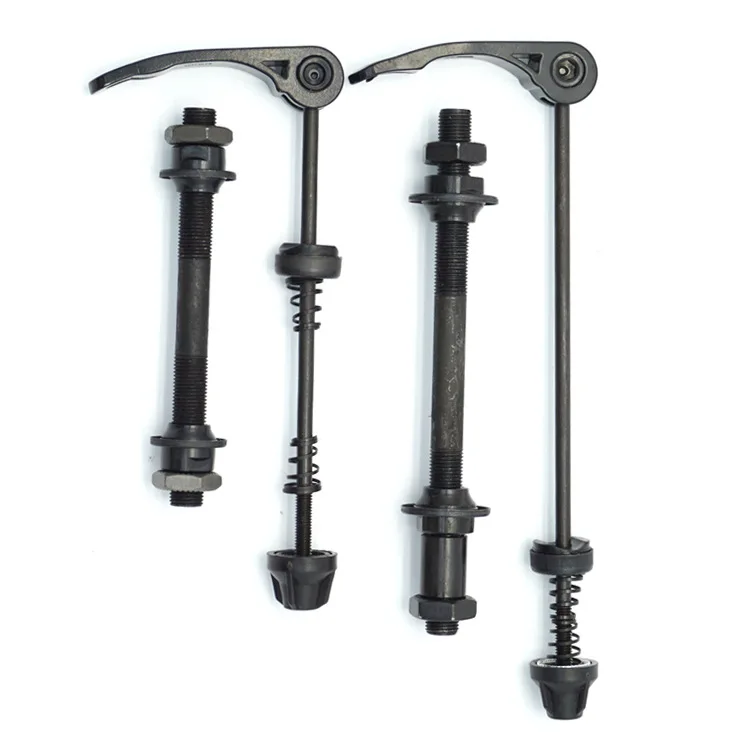 MTB Bicycle Quick Release Hub, Road Mountain Bike Front & Rear Axle Hollow Shaft Set with Standard Spacing