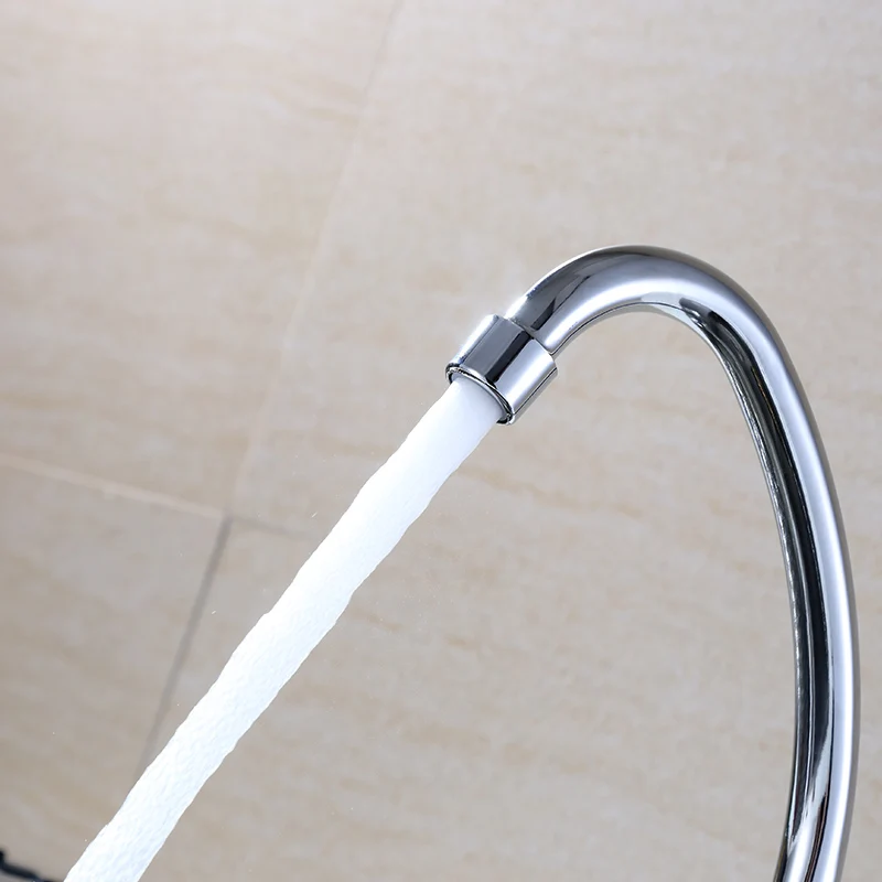 Hot selling all copper ceramic core kitchen faucetsink faucet kitchen chromed brass floor standing bathtub shower faucet