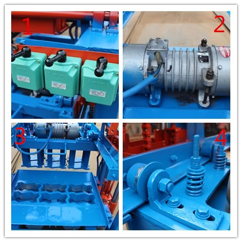 QMJ4-35B portable electric cinder concrete multi-functional easily change the mold pavement concrete brick making machine