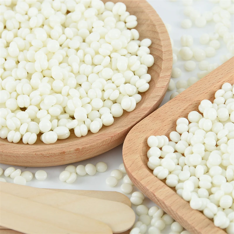IN STOCK!! 3DAYS FAST SHIPPING!! 450g Depilatory Hair Removal Hard Wax Beads Wax Beans with 10pcs wooden sticks