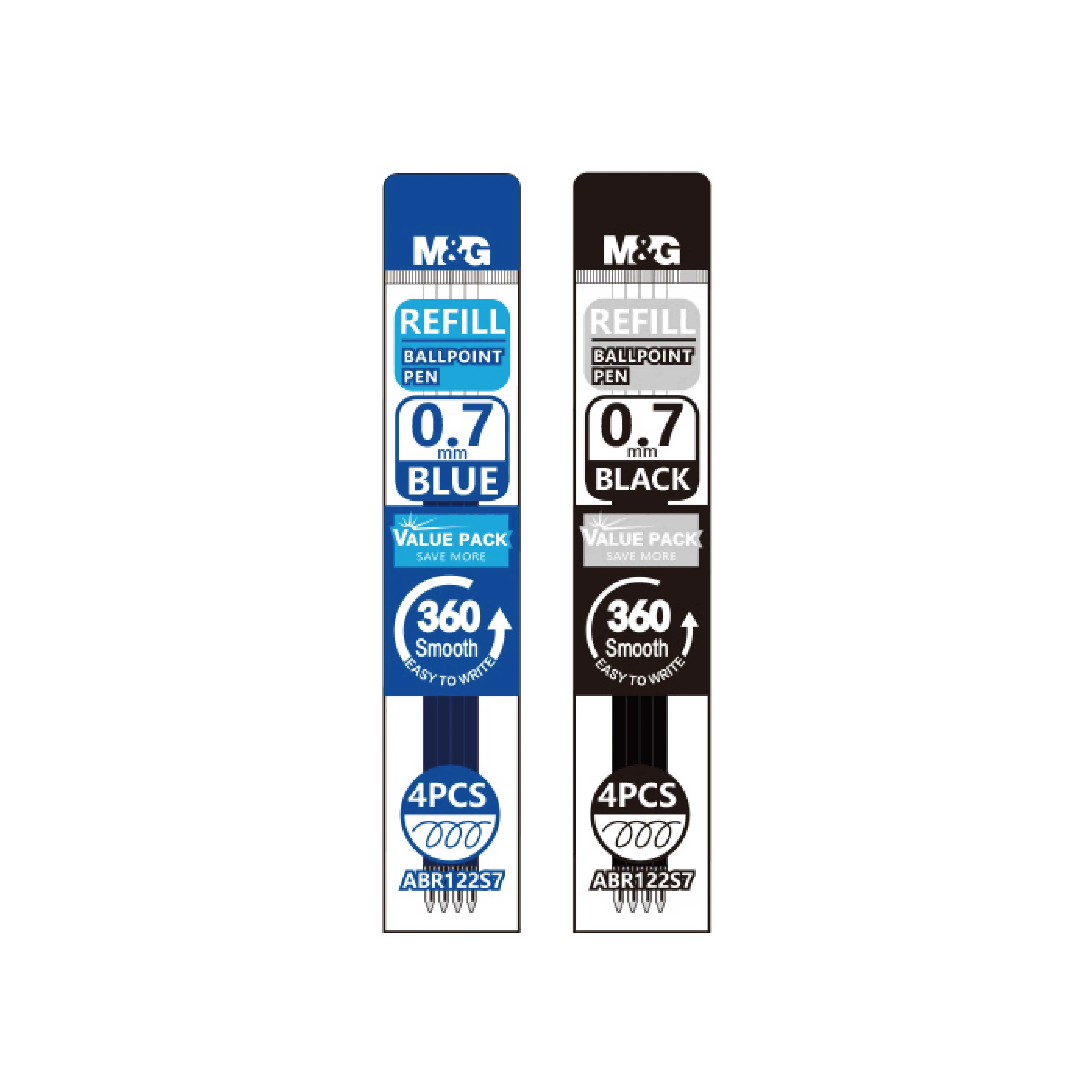 M & G Выдвижная шариковая ручка брендовые черные 0 7 мм Необычные Ручки Шариковая Металл Классический офисный стиль многофункциональная