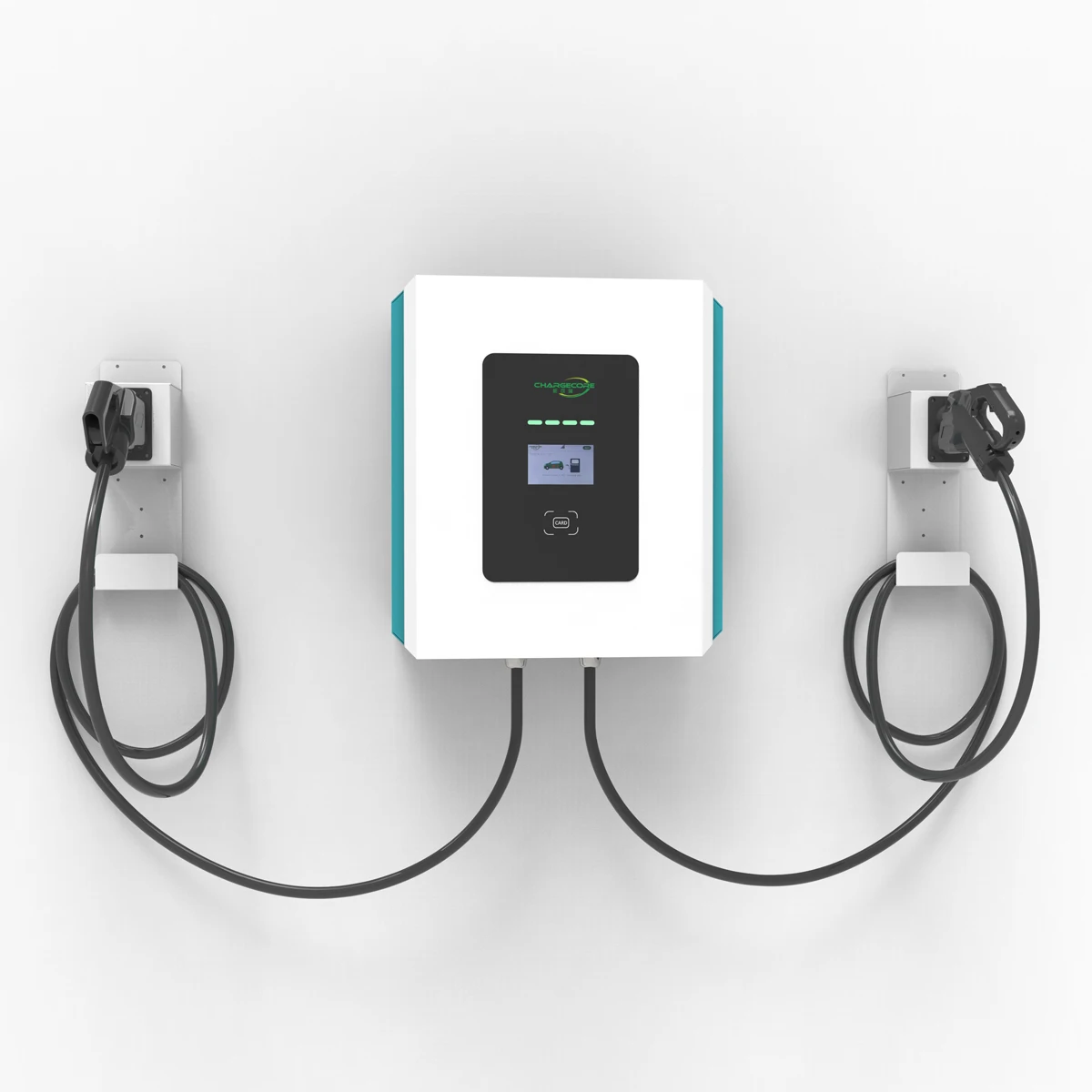 Производители 20kw EVCC DC wallbox настенная с RFID картой Автомобильная зарядная станция