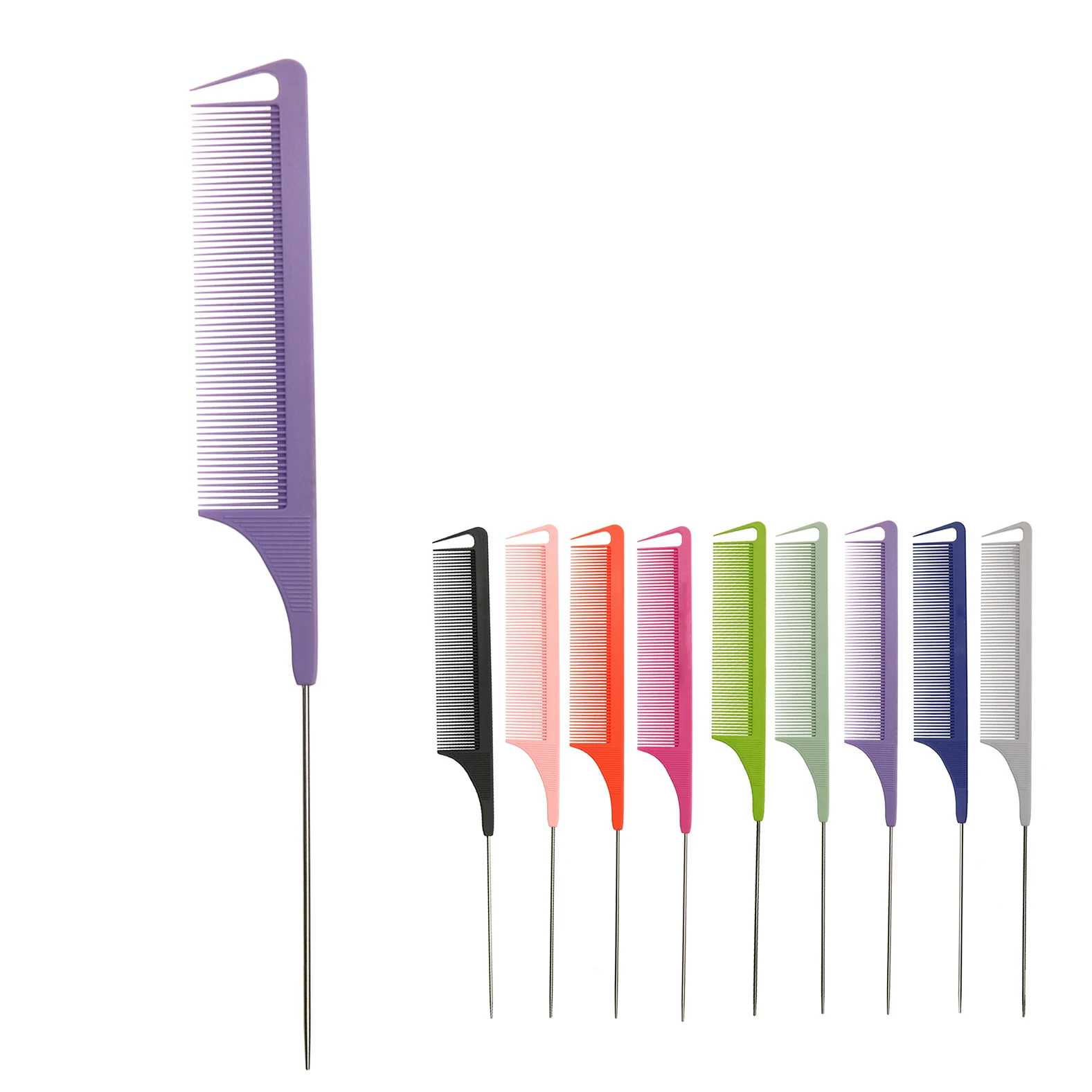 Пластиковая Антистатическая расческа для волос из углеродного волокна расческа для хвоста крысы парикмахерская расческа оптовая продажа