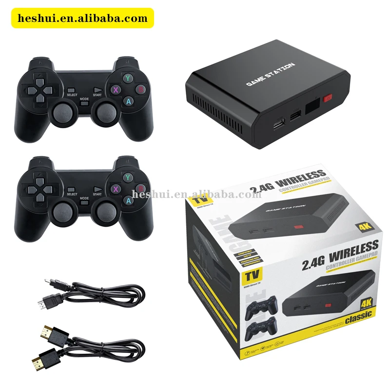 M6 Video Game Console games 4K   2.4G Wireless  Built 10000 Classic Games   Emulator Retro Console  Gamepad
