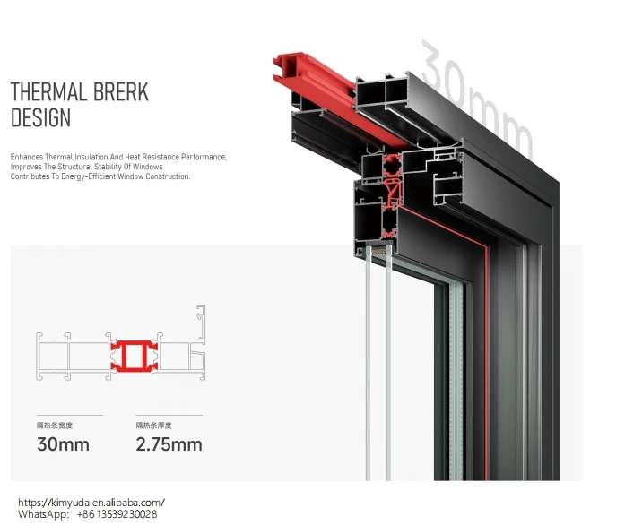 Ultra Narrow CE Certificate Double Glass Aluminium Doble Acristalamiento De Aluminio Profile Slimline Tall Doors And Windows