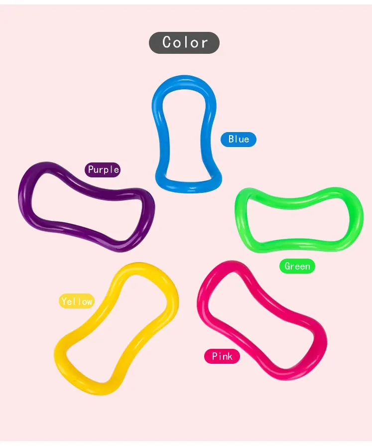 Custom Print Fitness Exercise Stretching Training Pilates Circle Yoga Ring