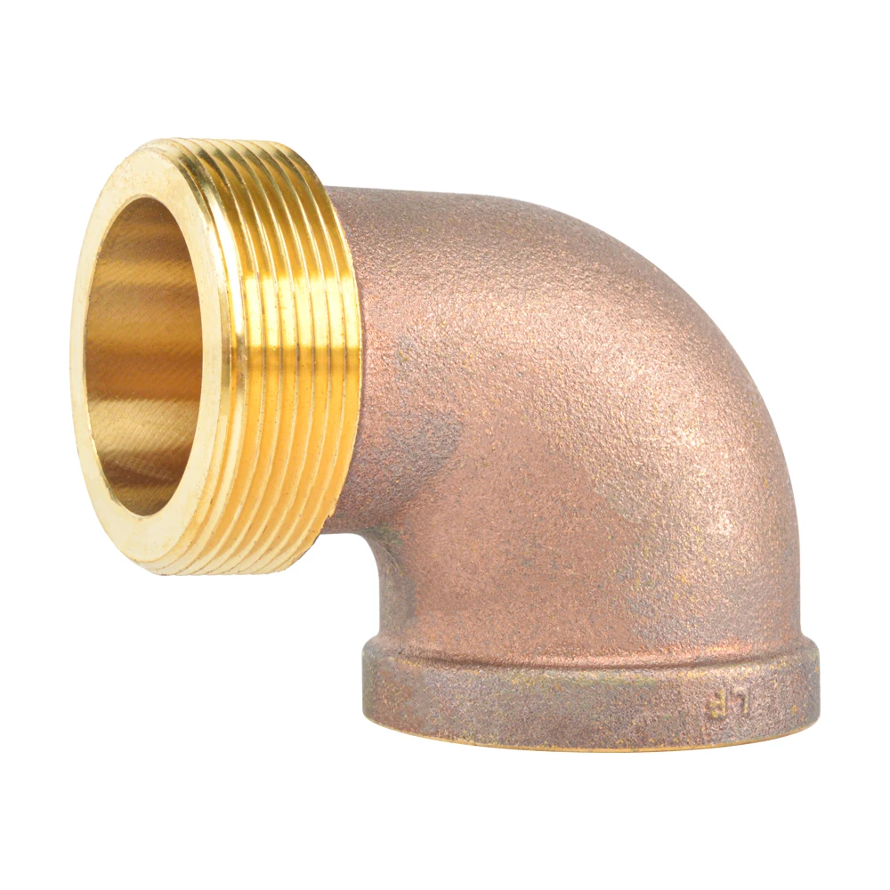 Lead Free Brass Fittings Elbow 90 Degree Pipe Fitting