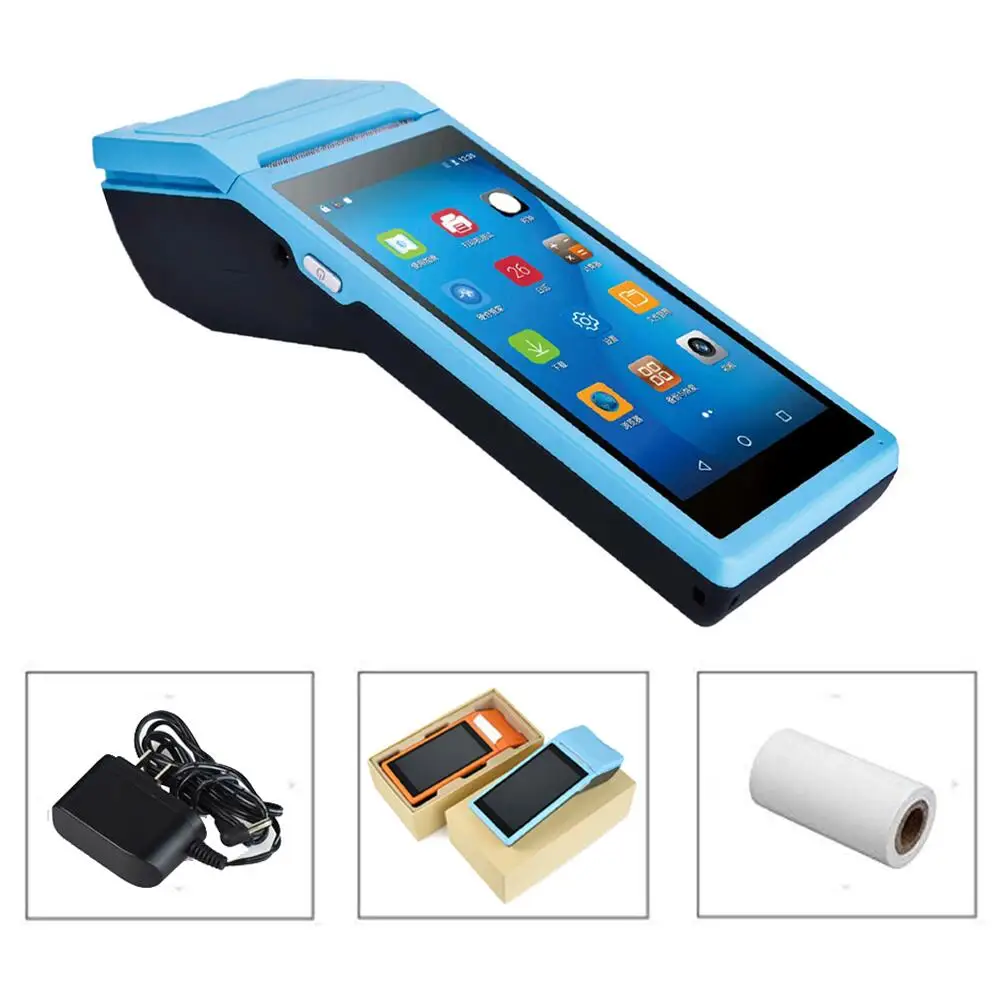 Updated Android 8.1 Q2I low cost nfc android pos terminal handheld with Play store