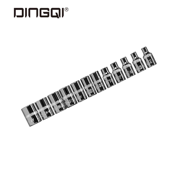  DingQi Профессиональный хром-ванадиевый 28 шт. 1/4 дюйма автоматический ручной инструмент набор торцевых гаечных