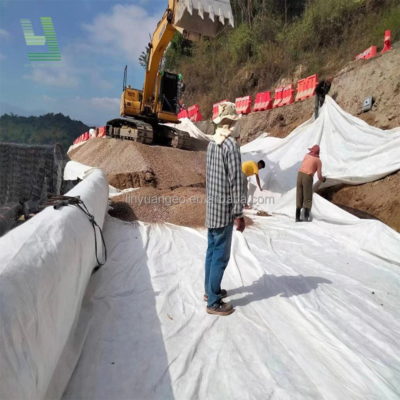 Geotextile Nonwoven Geotextile 500gr/m2 PolyesterPET Nonwoven Fabric