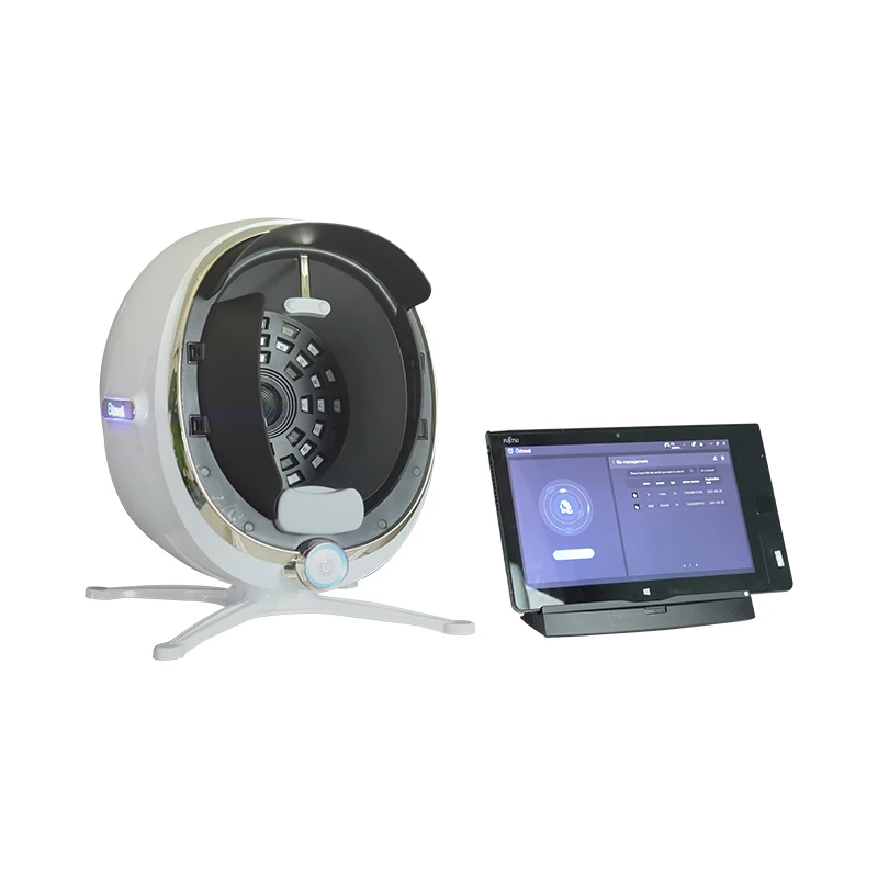 Free Shipping Wifi Smart Mirror Scanner 3D facial Digital Magic 3D Skin Analyzer Facial Machine Scanner With i Pad Equipment