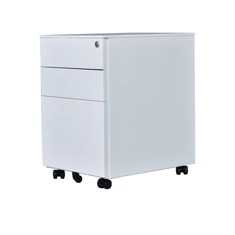 Широко используемое офисное оборудование, A4 ящик, шкаф для файлов, стальной шкаф, 3 ящика, мобильные металлические шкафы, шкаф-тумба