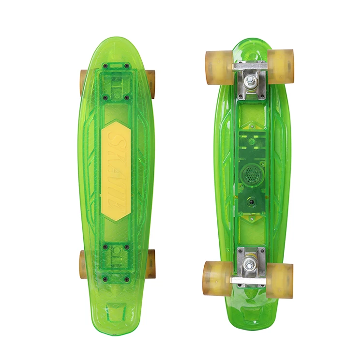 Top-ranked Products Plastic Fish Skateboard Retro Skateboard Cheap Skateboard With Light Wheel