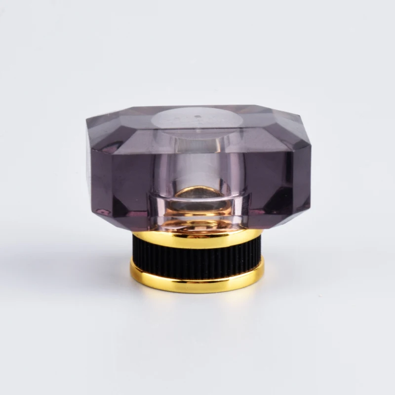 Custom Logo Antique Luxury Manufacturer Square Zamac Perfume Bottle Cap