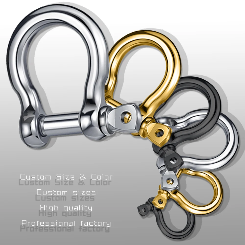 Stainless Steel D Shackle Dee Shackles Marine Grade M4-M38 Lifting Sailing