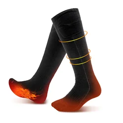 Thermal Insulated Sock Powered Heating Winter Wireless Rechargeable Heated Socks For Men