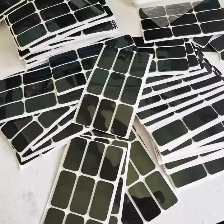 Nano Gel Mat 0.2 mm-2 mm Removable Double Side Polyurethane  Jumbo Roll Sticky Grip Tape Die Cut Anti Slip Gel Sheet