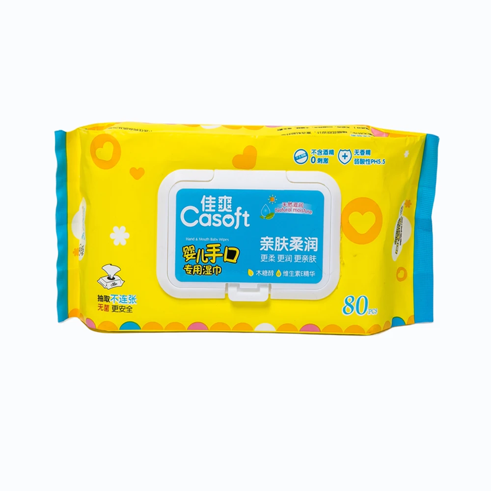 China Manufacturers Customize Healthy Natural Soft Thin High Quality Baby Wet Wipes Wholesale Wipes Baby Wet Wipes For Baby