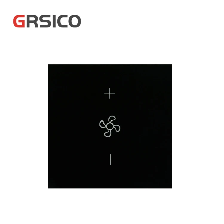 
EU Standard Tuya Smart Home Wireless Wifi Speed Remote Control Fan Touch Switch 