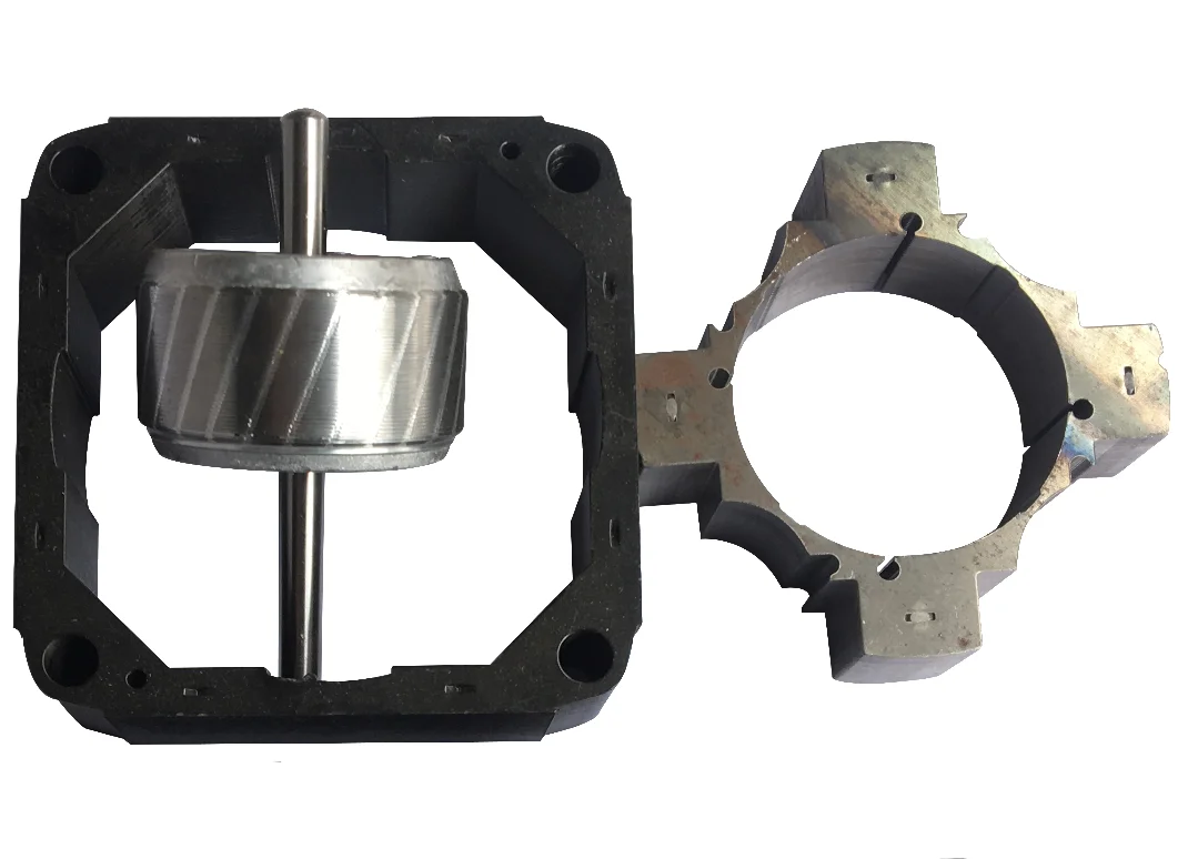 Tubular motor rotor with shaft