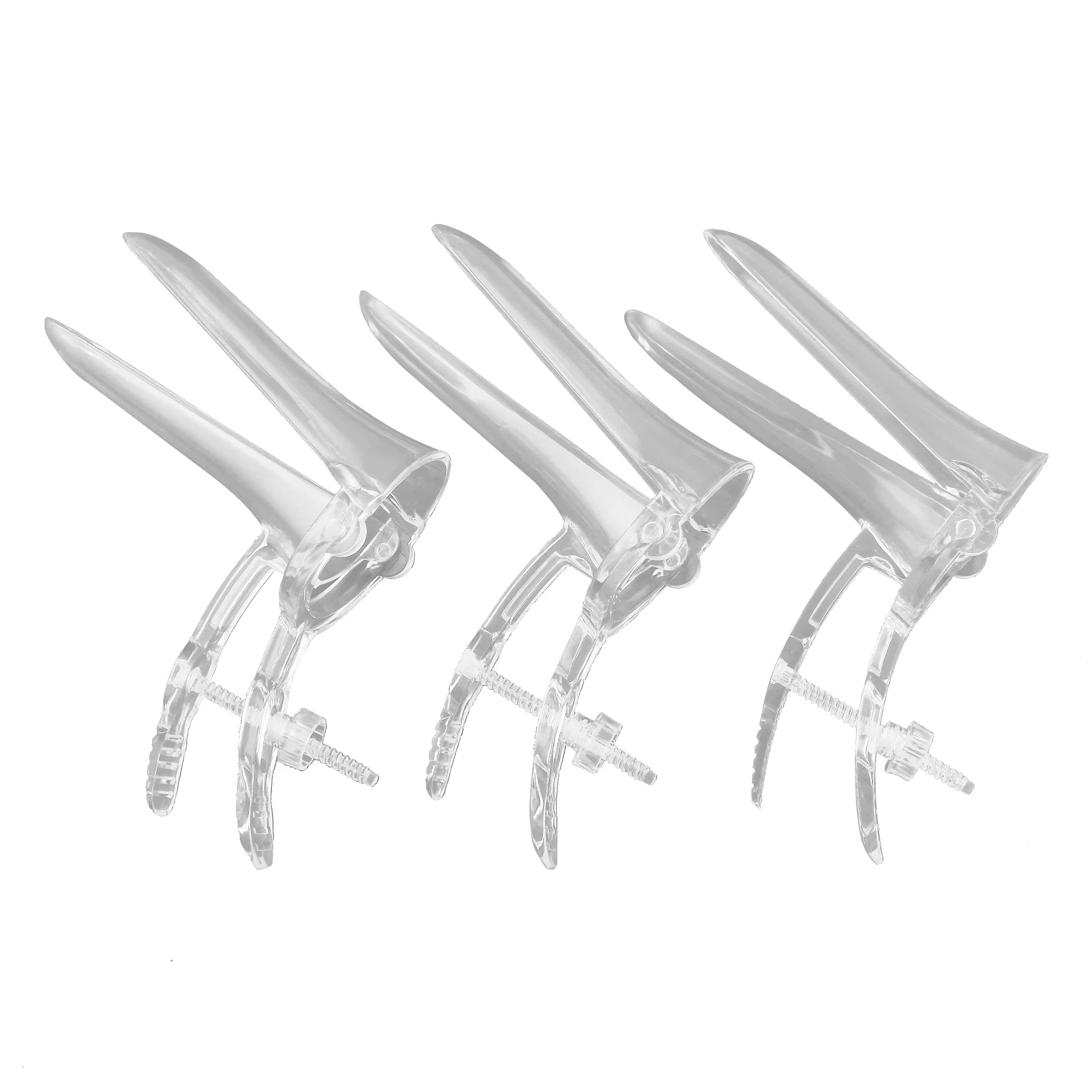 Medical disposable vaginal speculum S/M/L size middle screw