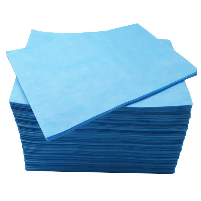 disposable waterproof bed sheet  massage bed sheet disposable bed sheet for beauty salon blue 150*200 30 pieces/bag