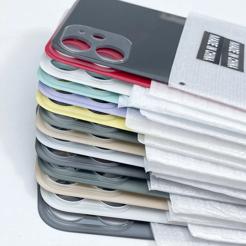 Back Glass Battery Cover Rear Door Housing Case With Big Hole Replacement For iPhone 11 12 13 14 15 Pro Max 12 13 14 mini Plus