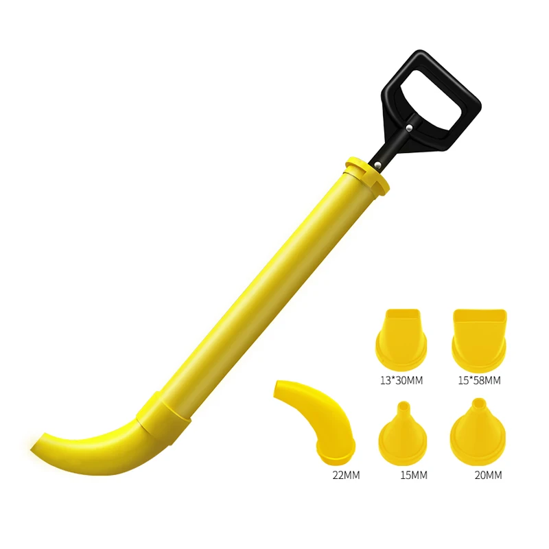 5in1 ABS Removable Nozzle Cement Caulking Gun Mortar Applicator Pointing Sprayer Grouting Gun